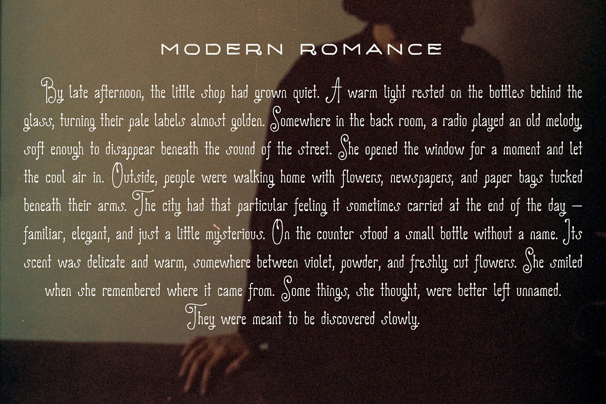 ParfumDeMinuit Modern Vintage Script, a Sans Serif Font by Struvictory.art (Photo 8 of 9)