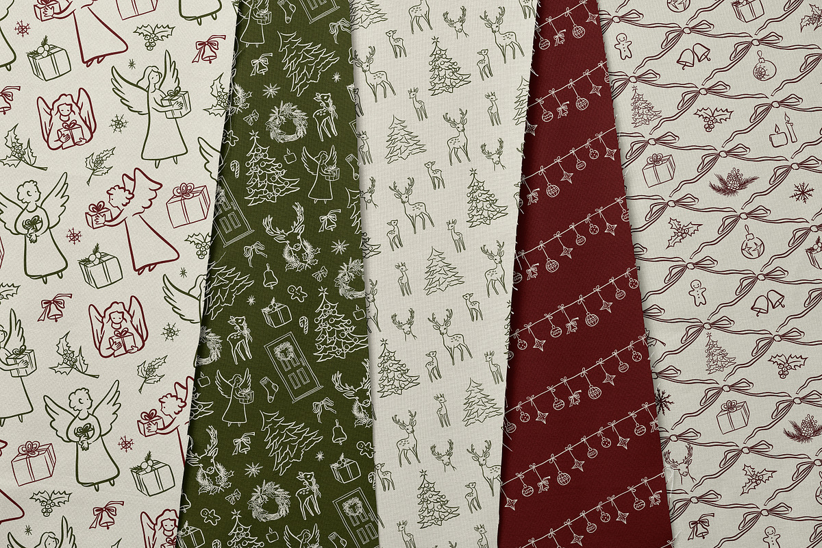 Whimsical Line Art Christmas, an Object Graphic by AnMark (Photo 10 of 13)