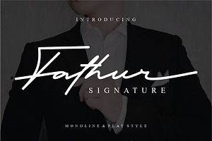 Fathur - Luxury Signature Font