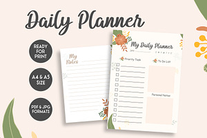 Daily Planner Ready For Print