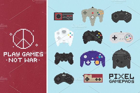 Pixel Gamepads Set