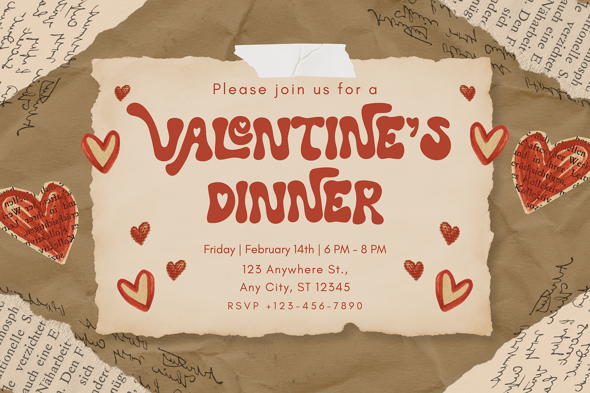 Retro Lovey - Valentine’s Day font, a Handwritten Font by Brown Cupple (Photo 5 of 8)