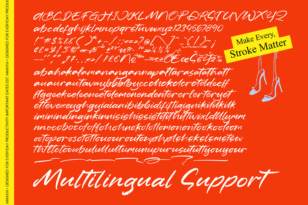 Golden Petals Brush Font Calligraphy, a Script Font by Letterena Studios Script (Photo 10 of 10)