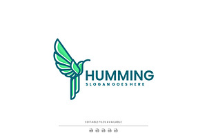 Mascot Modern Humming Bird Logo Desi, a Branding & Logo Template by Artnivora.Std