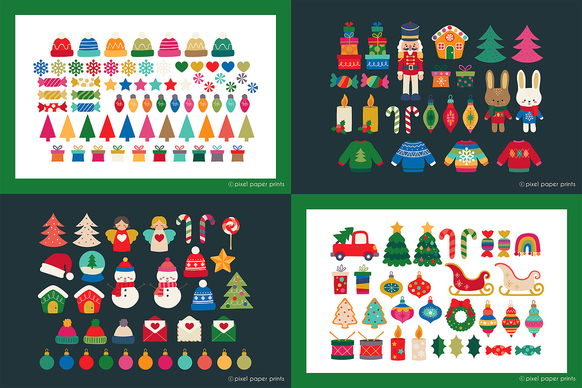 Cute Little Holidays Graphics Bundle, an Object Graphic by PixelPaperPrints (Photo 11 of 16)
