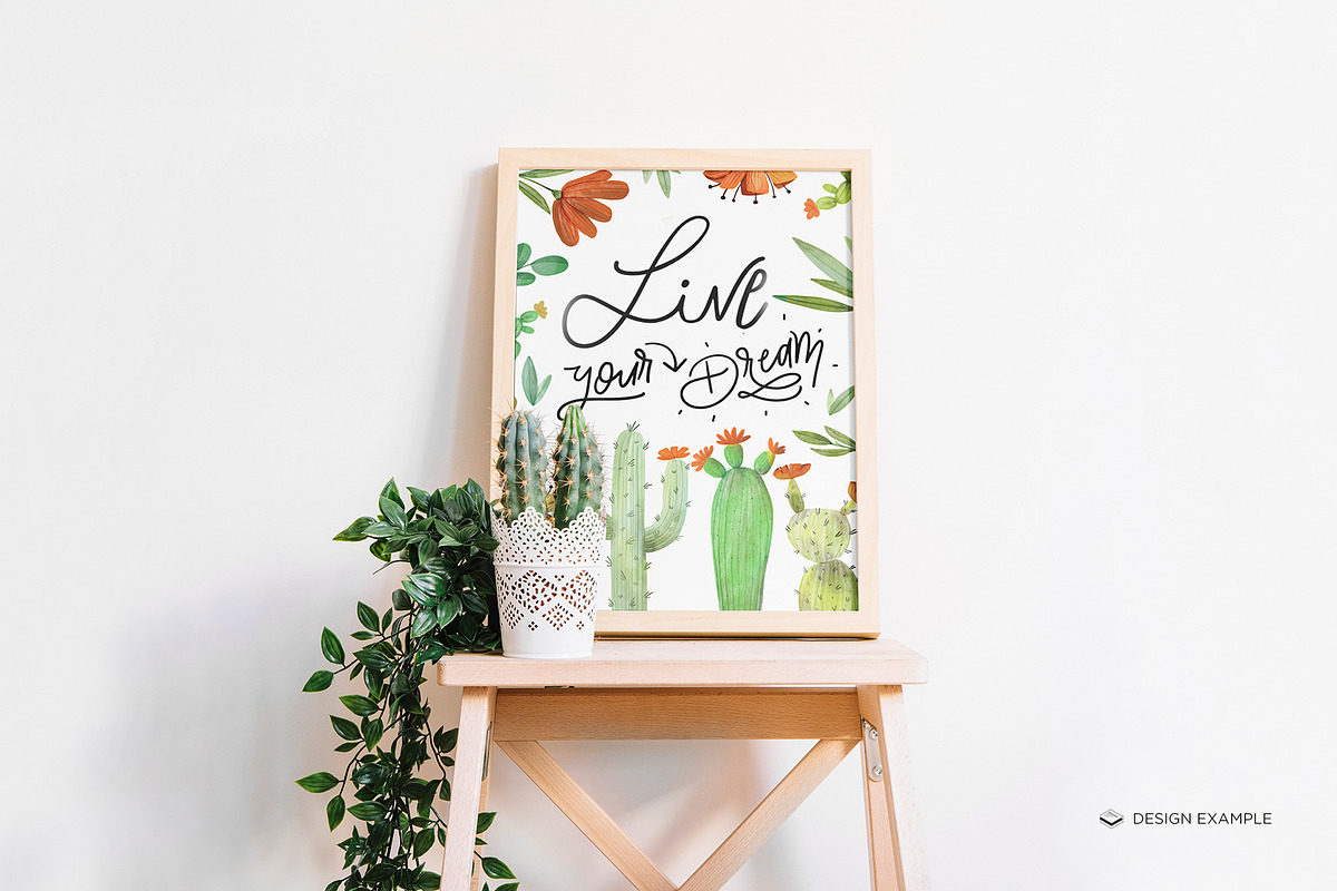 A4 Portrait Frame on Scenes Mock-up, a Print Template by Branda Keeps (Photo 8 of 20)