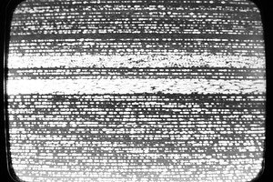 real detuned analog tv static noise glitch