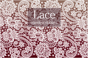 Lace seamless ribbons., a Pattern Graphic by Ajuga (Thumbnail 1 of 8)