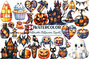 Patchwork Halloween Clipart, an Illustration by Rose Art (Thumbnail 1 of 7)