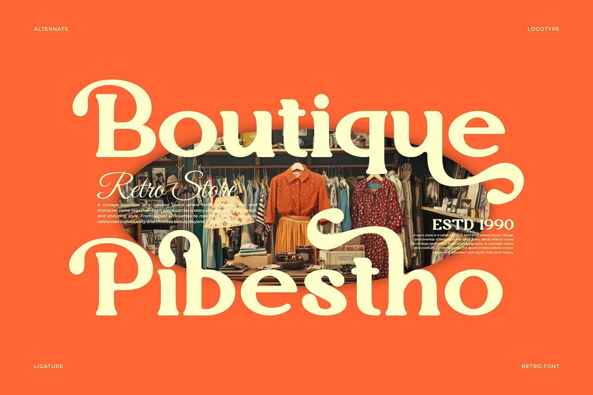Vegitto || Vintage Retro Serif Font, a Serif Font by Ermedia Studio (Photo 2 of 10)