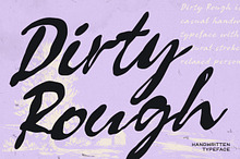 Dirty Rough – Bold Handwritten Font