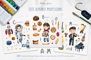 Cute Alphabet Professions. Part 1, an Object Graphic by Kate_Rina (Thumbnail 1 of 21)