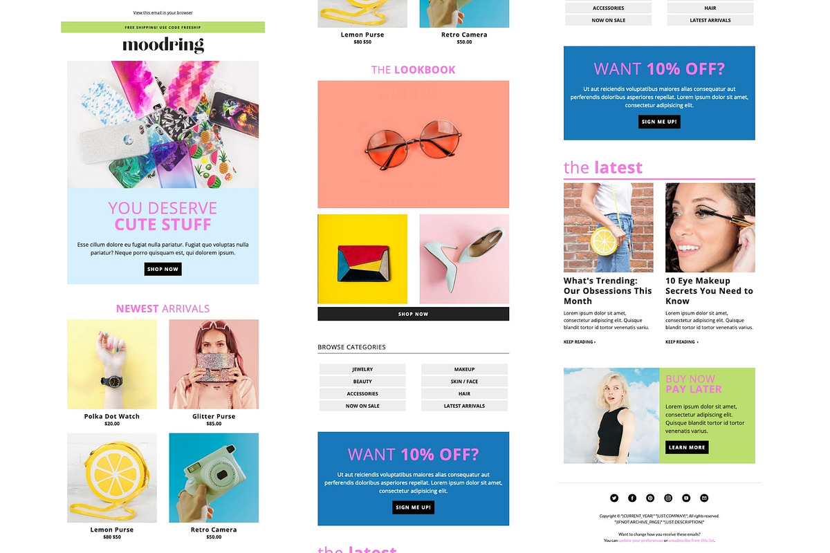 Email Newsletter Template Mailchimp, an Email Template by ltsdesigns (Photo 2 of 3)