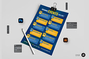 Events Schedule Flyer Template, a Flyer Template by Aam360 (Thumbnail 3 of 3)