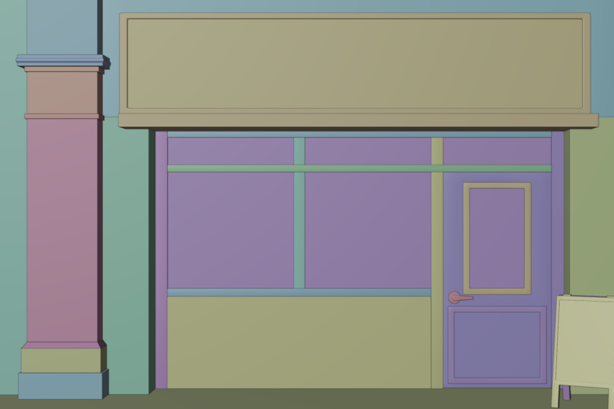 Urban White Store 3D Model, an Object 3D Model by Dudukbersama (Photo 2 of 2)