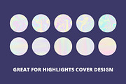 Holographic Marbling Backgrounds, a Texture Graphic by Kat Anti (Thumbnail 6 of 8)