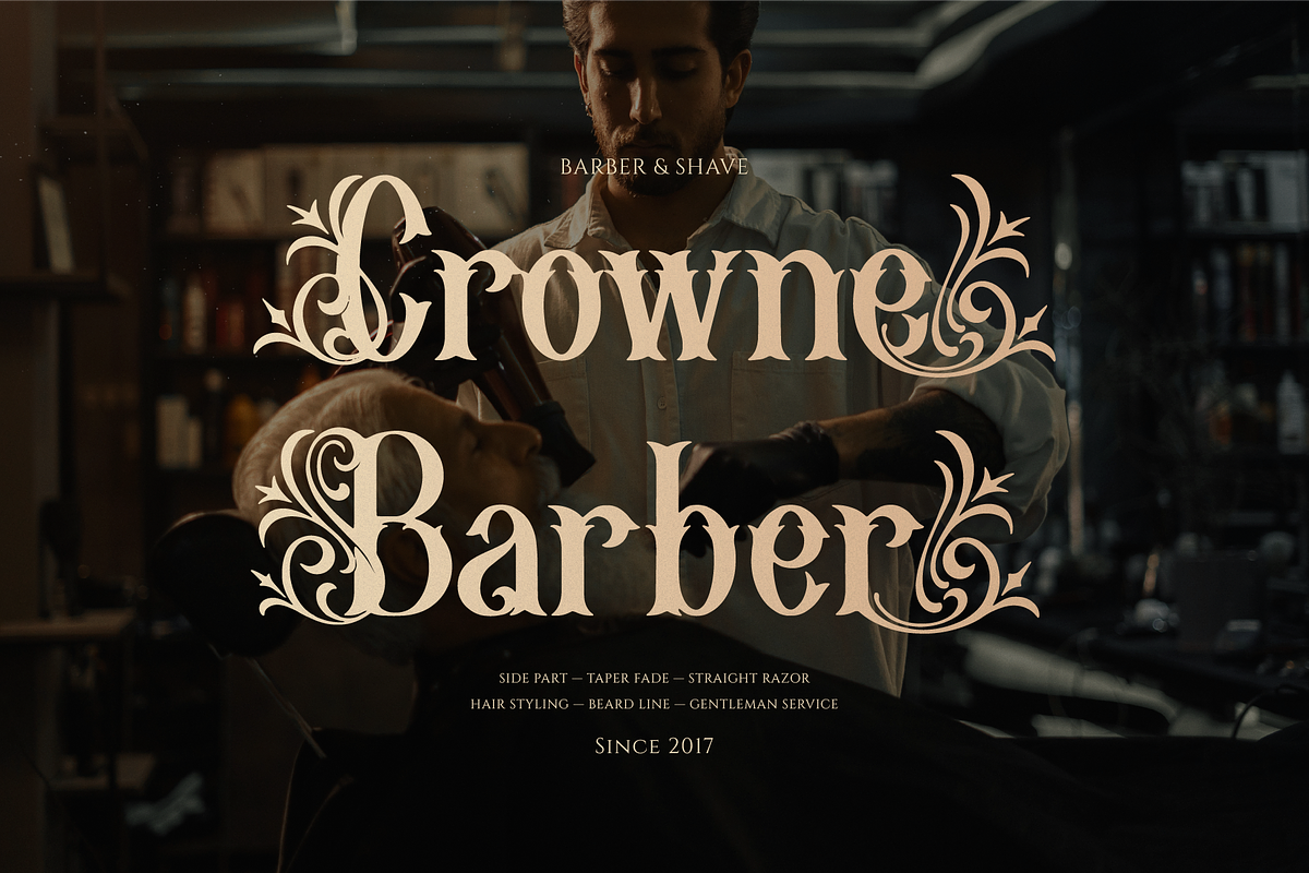 Mozathia | Decorative Display Font, a Blackletter Font by Denustudios (Photo 5 of 12)