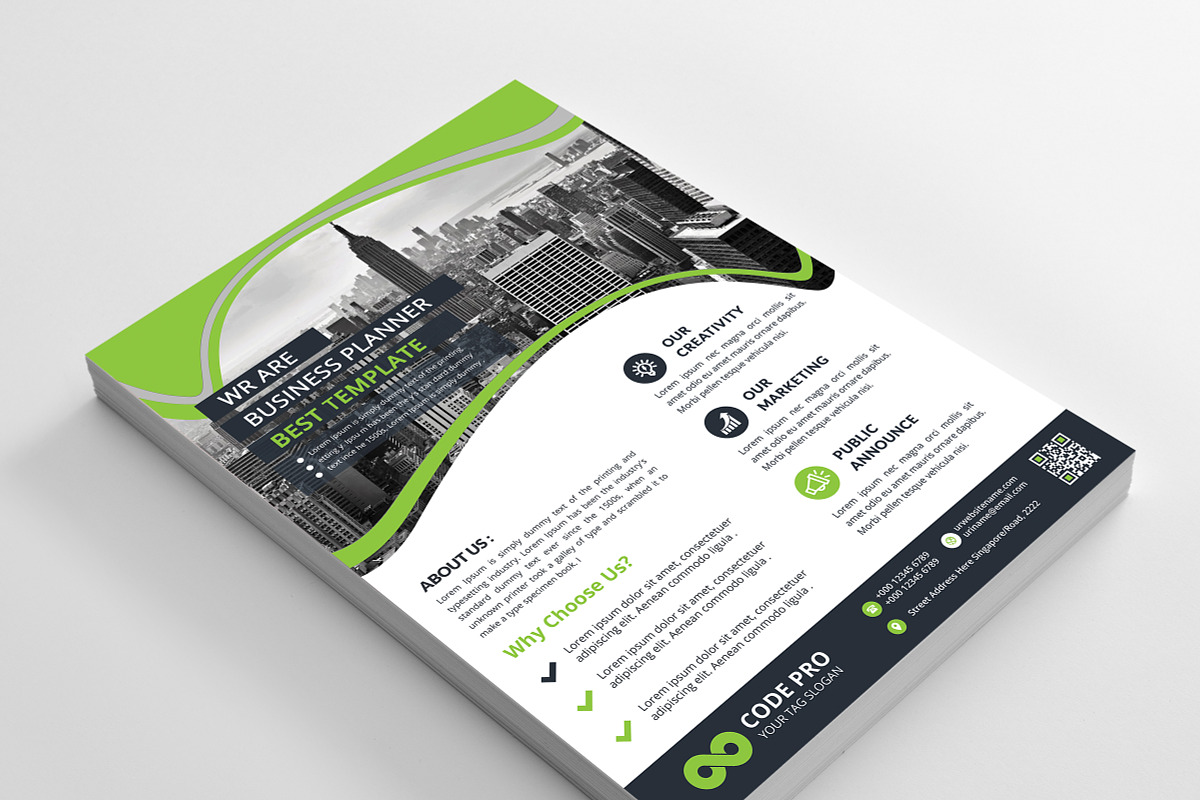Flyer, a Flyer Template by Genereux Art (Photo 2 of 4)
