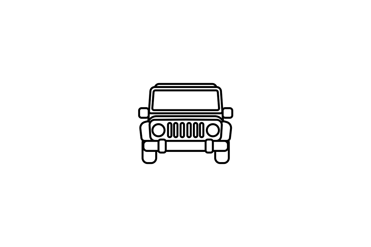 Minimalist Modern Jeep Logo, a Branding & Logo Template by Luxury Logos (Photo 3 of 4)
