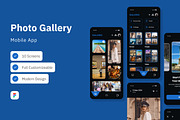 Gallerix - Photo Gallery Mobile App, an App Template by trabaskriya (Thumbnail 1 of 5)