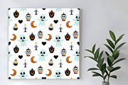 Halloween Magic Ghosts Seamless, a Pattern Graphic by Sharon Schwalbe (Thumbnail 2 of 4)