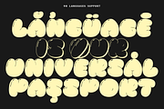 Pluffy Loon | Baloon Bubble Font, a Sans Serif Font by Jolicia Type (Thumbnail 11 of 13)