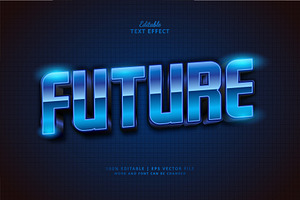 Text Effect Future, a Layer Style Add-On by Navy Graphic