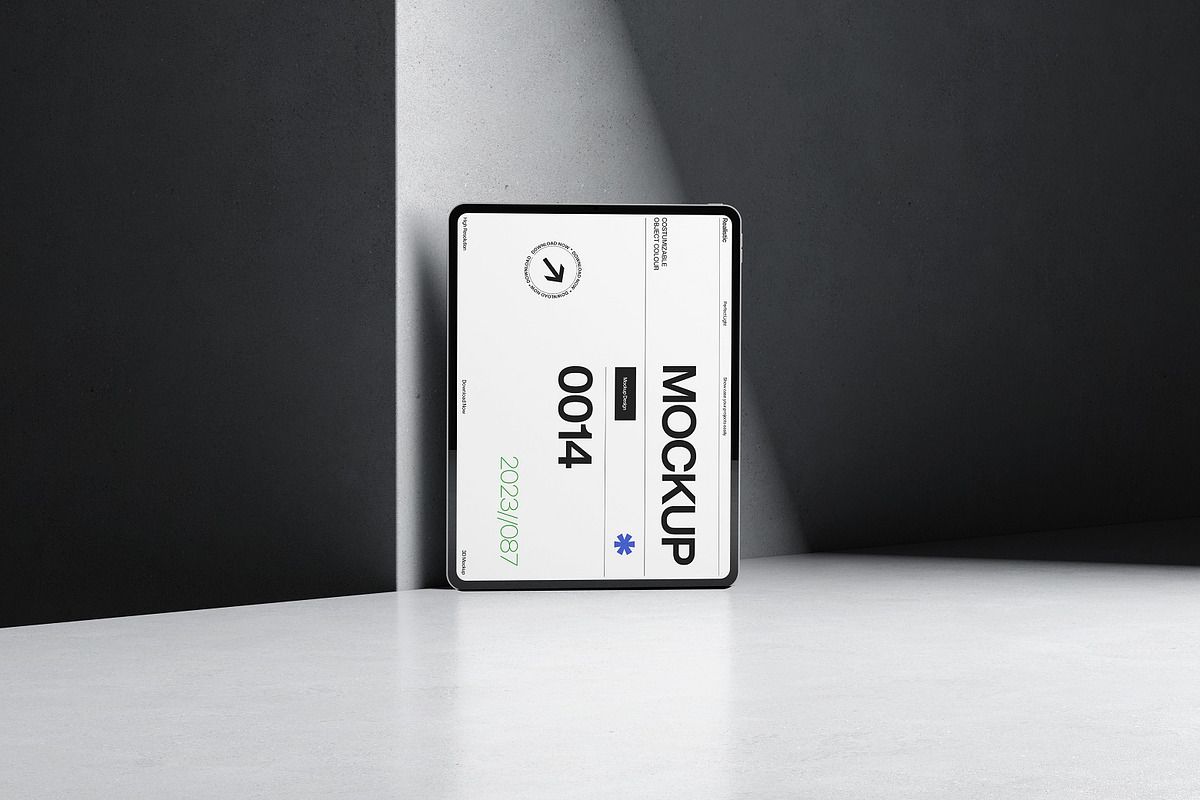 Modern Tablet Mockup Pack, an iPad Mockup by kreatifreya (Photo 8 of 11)