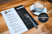 CLEAN RESUME 2, a Resume Template by graphicbox (Thumbnail 3 of 5)