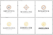 30 Geometric Linear Logo Pack, a Branding & Logo Template by XpertgraphicD (Thumbnail 7 of 9)