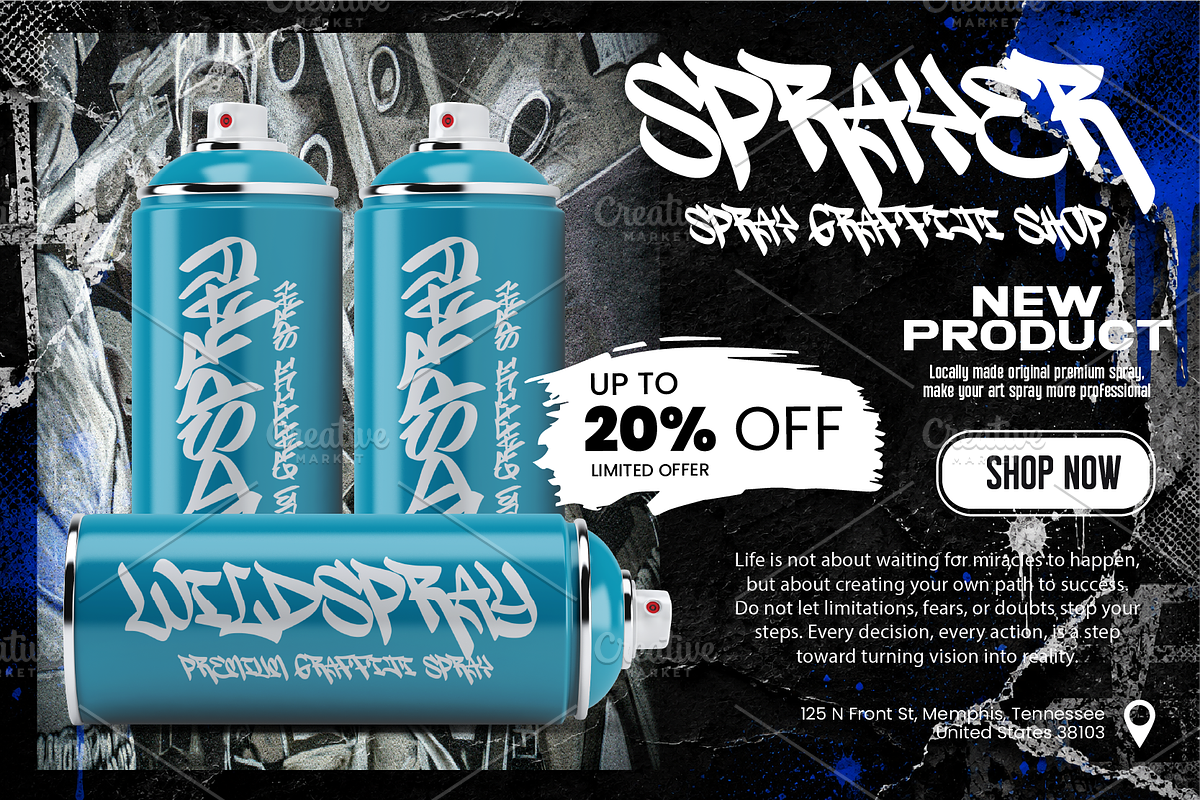 Wildstar Shoter Urban Graffiti Font, a Handwritten Font by Ronny Studio (Photo 7 of 9)