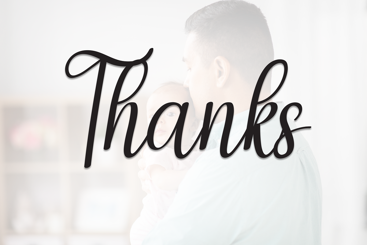 Daddy Baby | Script Font, a Handwritten Font by Scratchones (Photo 9 of 9)