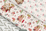 Cozy Christmas pattern & clipart, a Seasonal Illustration by Cozy pattern shop (Thumbnail 3 of 13)