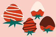 Chocolate Dipped Strawberries, a Graphic by Sarah Hearts (Thumbnail 2 of 2)