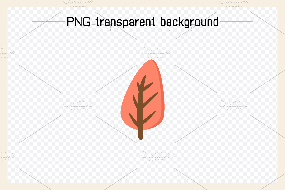 Park Tree, Pine and Plant Clip arts, a Decorative Illustration by Designfour (Photo 6 of 6)