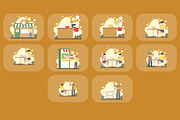 Restaurant Illustration Pack, an Illustration by baii09 (Thumbnail 3 of 4)