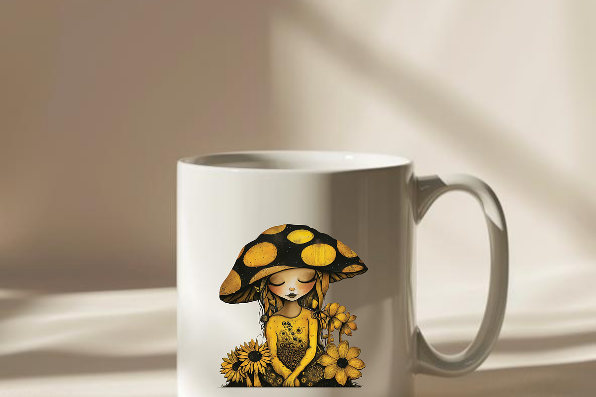 SUNFLOWER FOREST FAIRY CLIPART PACK, a Person Illustration by Daring Digies (Photo 6 of 7)