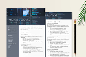 Tech Resume Template Developer