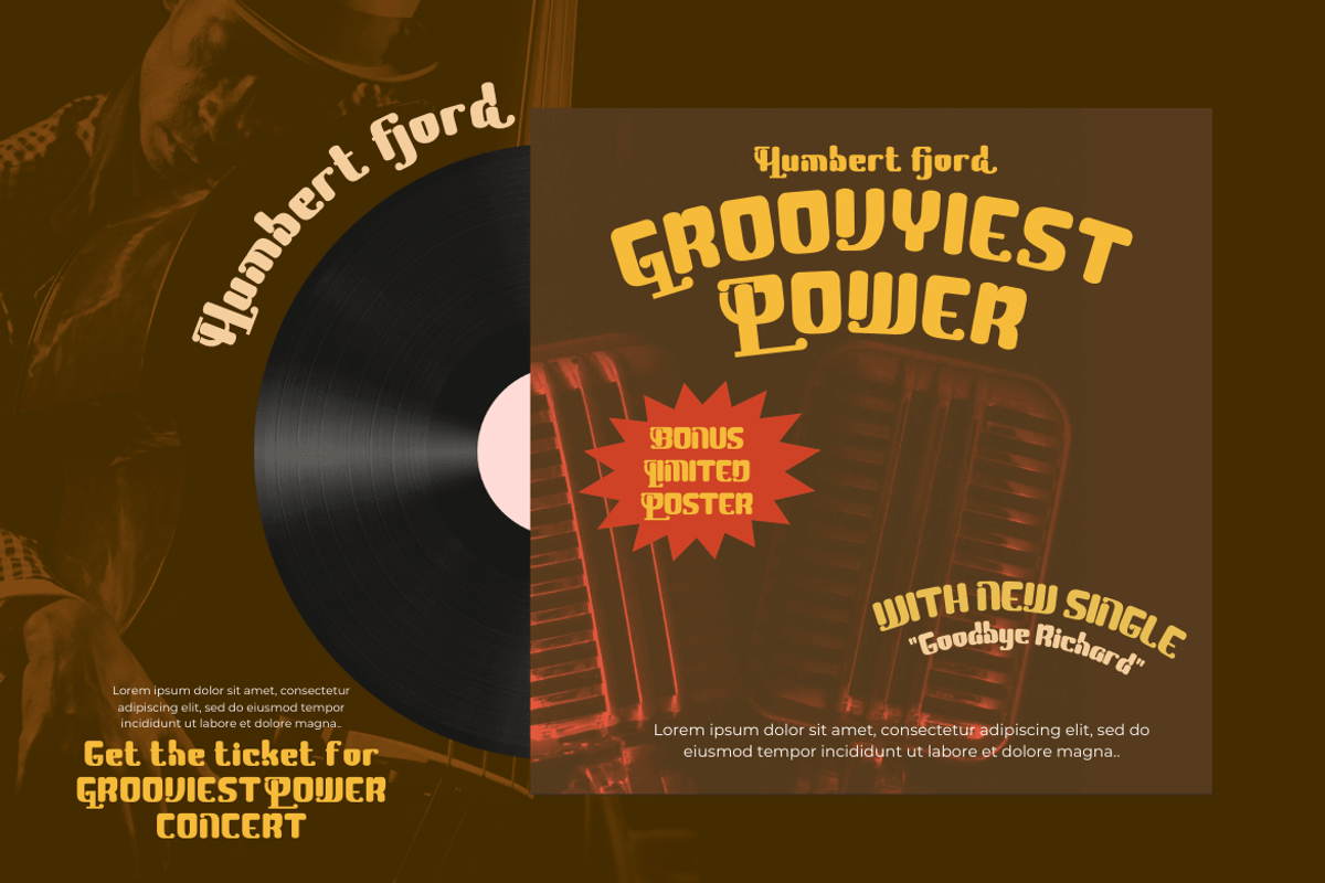 Blagak | Groovy Retro Font, a Font by twinstd (Photo 8 of 12)