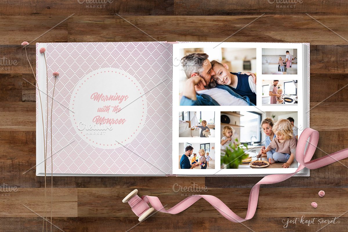 12x12 Family Photobook Template, a Templates & Theme by Jest Kept Secret (Photo 3 of 6)