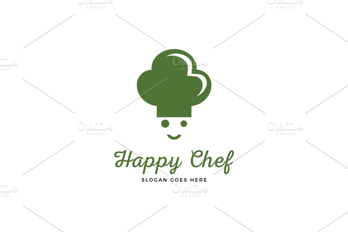 Happy Chef Logo Template, a Branding & Logo Template by mesuka (Photo 2 of 2)
