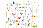 Meadow Dreams. Watercolor art, an Object Graphic by ma_i_vi (Thumbnail 4 of 9)