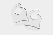 Baby Bib Mockup, a Merchandise Mockup by Unerispace (Thumbnail 3 of 4)