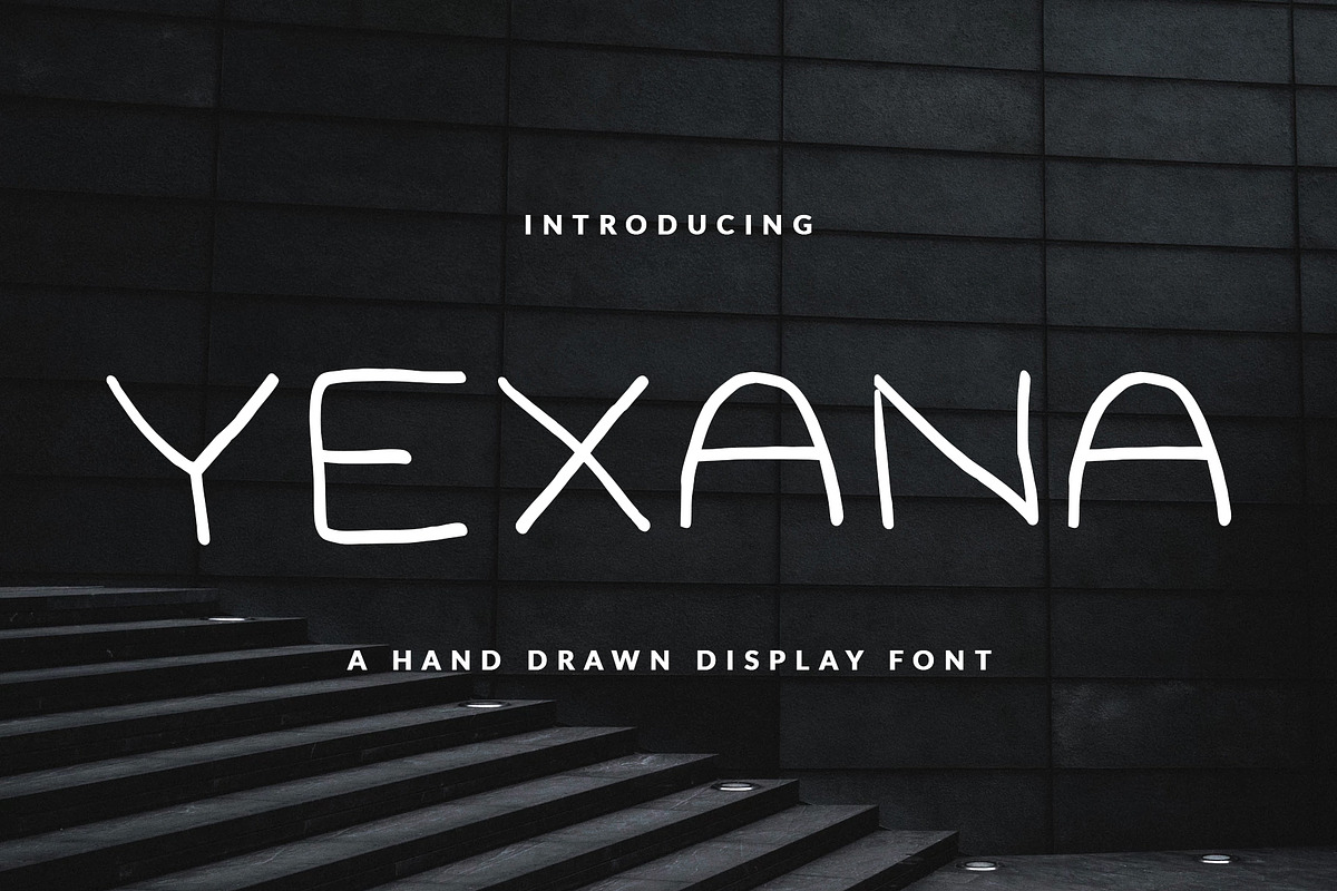YEXANA FONT FOR HEADER & BOOK