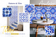 Portuguese Azulejos Tiles & Patterns, a Pattern Graphic by ilonitta (Thumbnail 8 of 17)