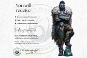Norse Jotuns Giant Viking Cliparts, a Person Illustration by ThatsDesignArt (Thumbnail 2 of 18)
