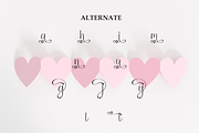 Beauty Heart | Script Font, a Handwritten Font by Scratchones (Thumbnail 8 of 9)