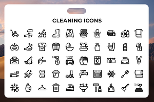 Cleaning Icons, an Icon by Wencory
