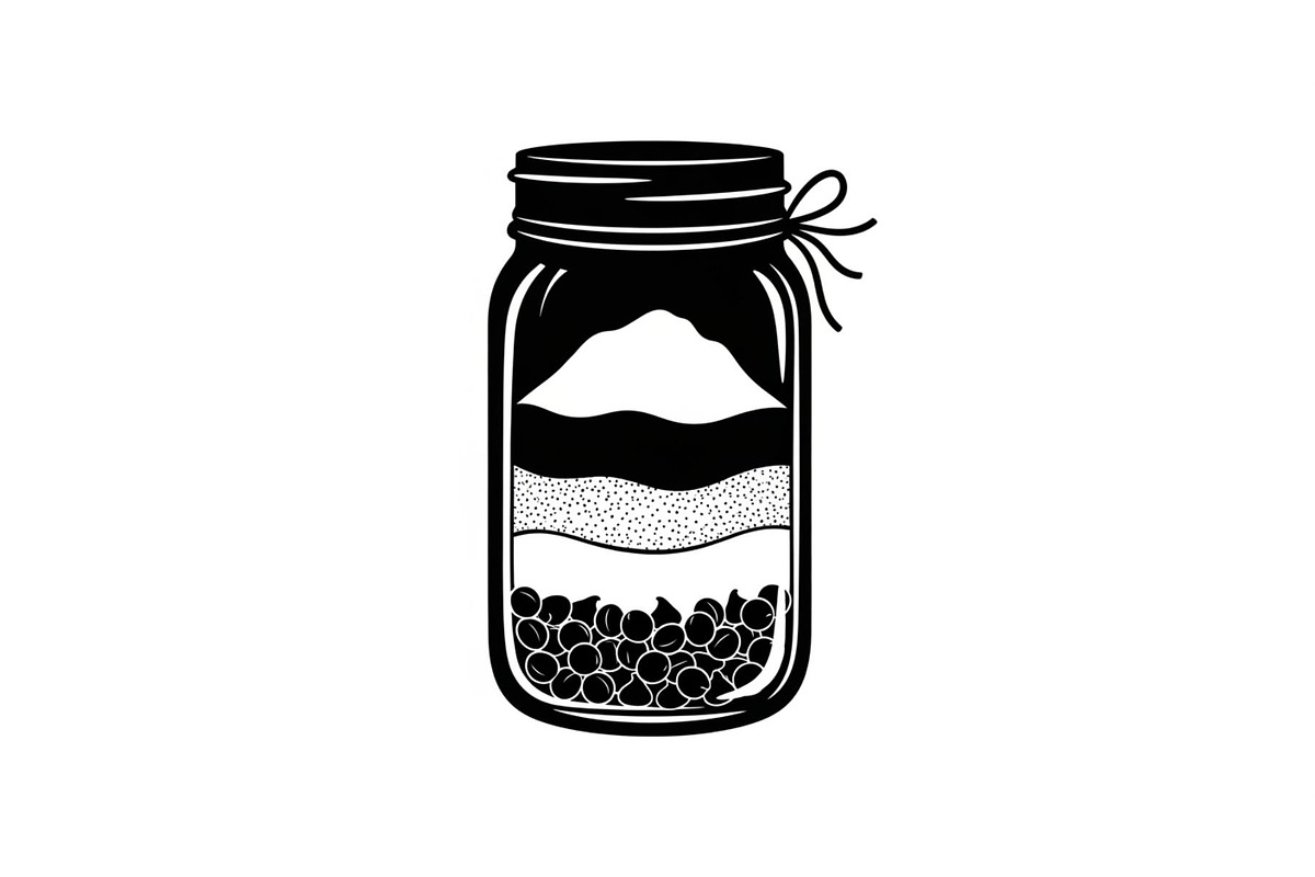 Layered Mason Jar Ingredients Bundle, an Illustration by yasushie (Photo 23 of 31)