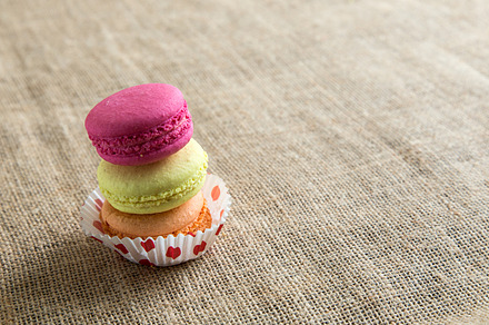 Traditional french colorful macarons containing macaroon, macaroons, and food, a Food & Drink Photo by huertas19